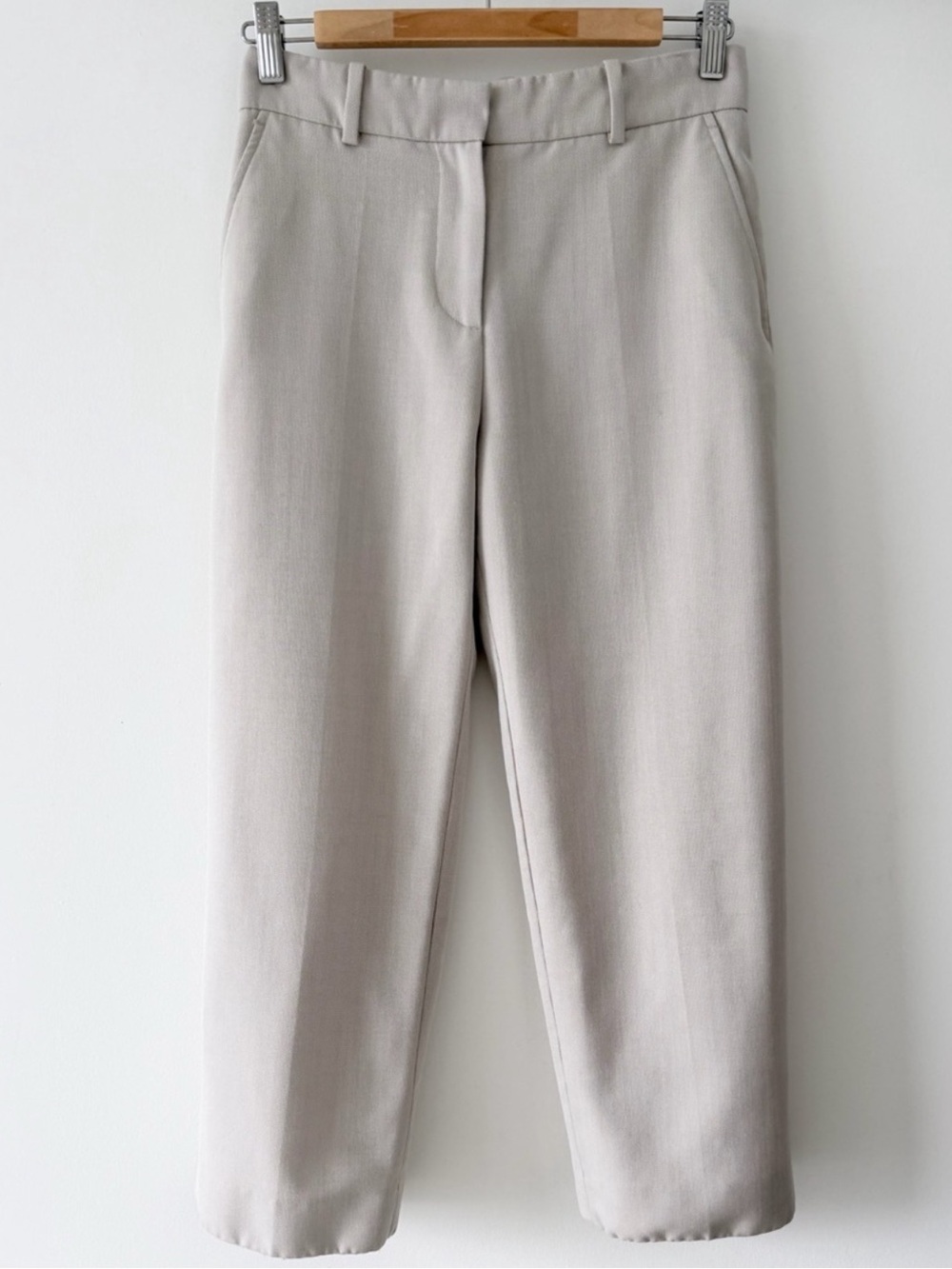 COS Beige Straight-Leg Pants - Picture 3 of 16